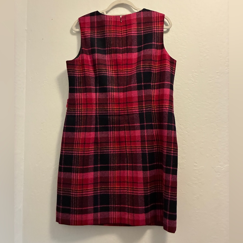 Hobbs London Sariah Plaid Wool Dress. - Picture 6 of 8